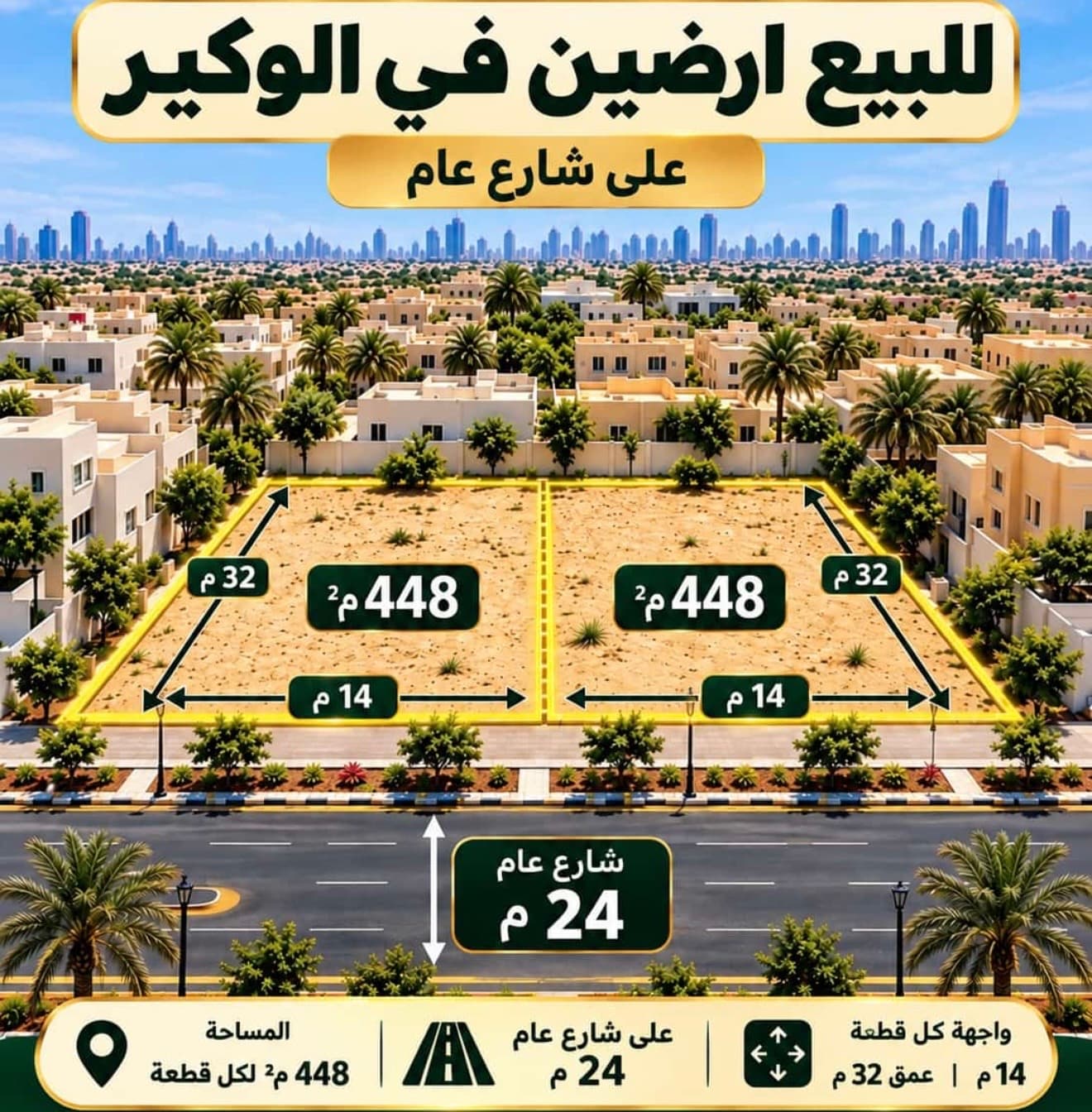 أرض سكنية للبيع