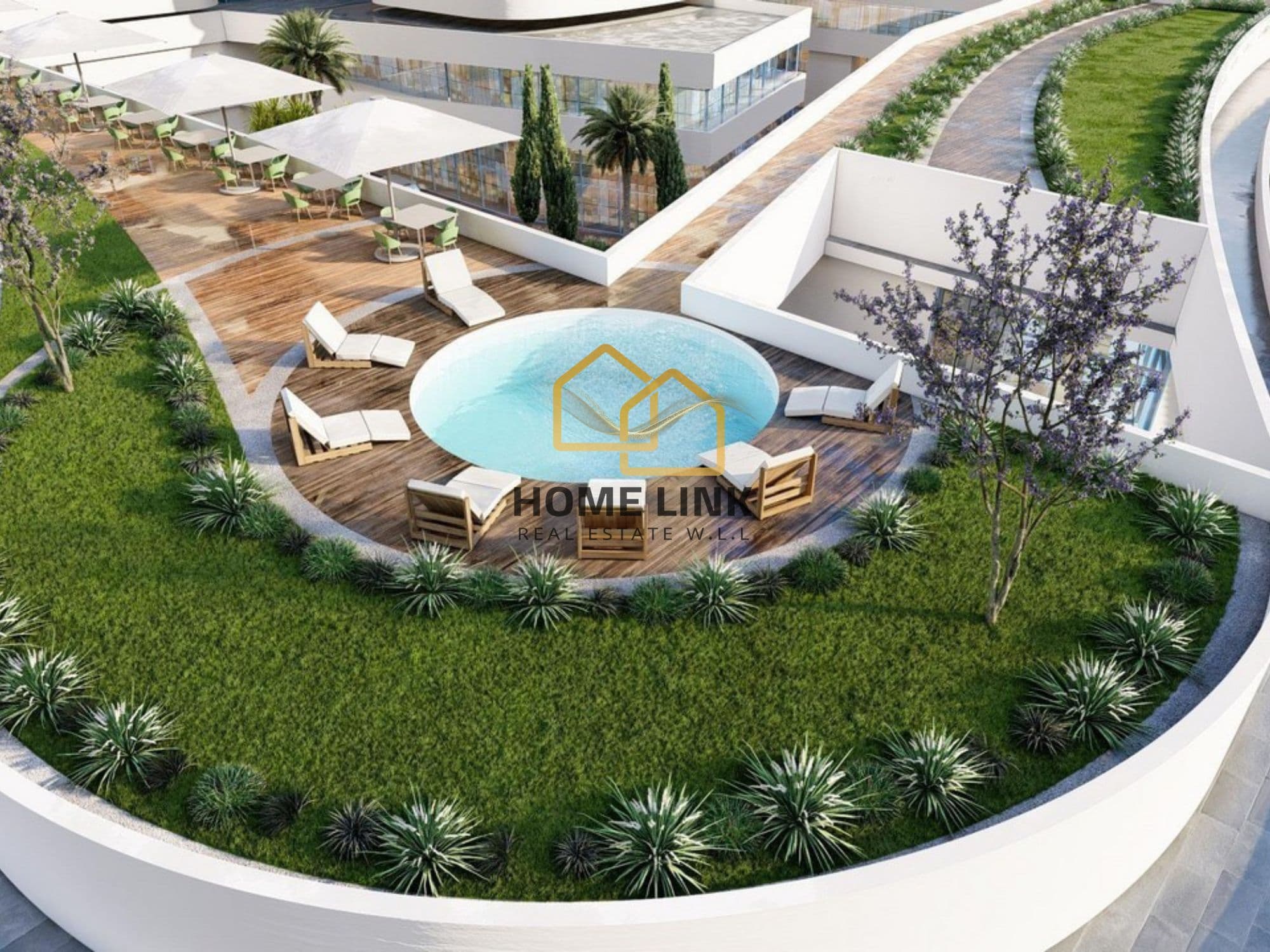 شقة بغرفتي نوم للبيع في ووترفونت (لوسيل)