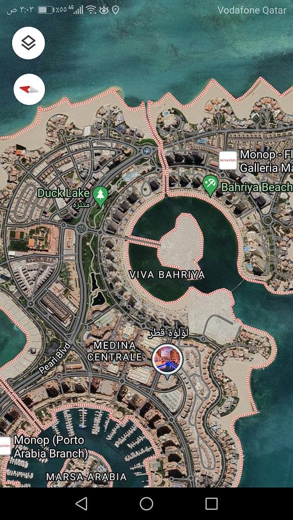 أرض سكنية للبيع في جزيرة اللؤلؤة