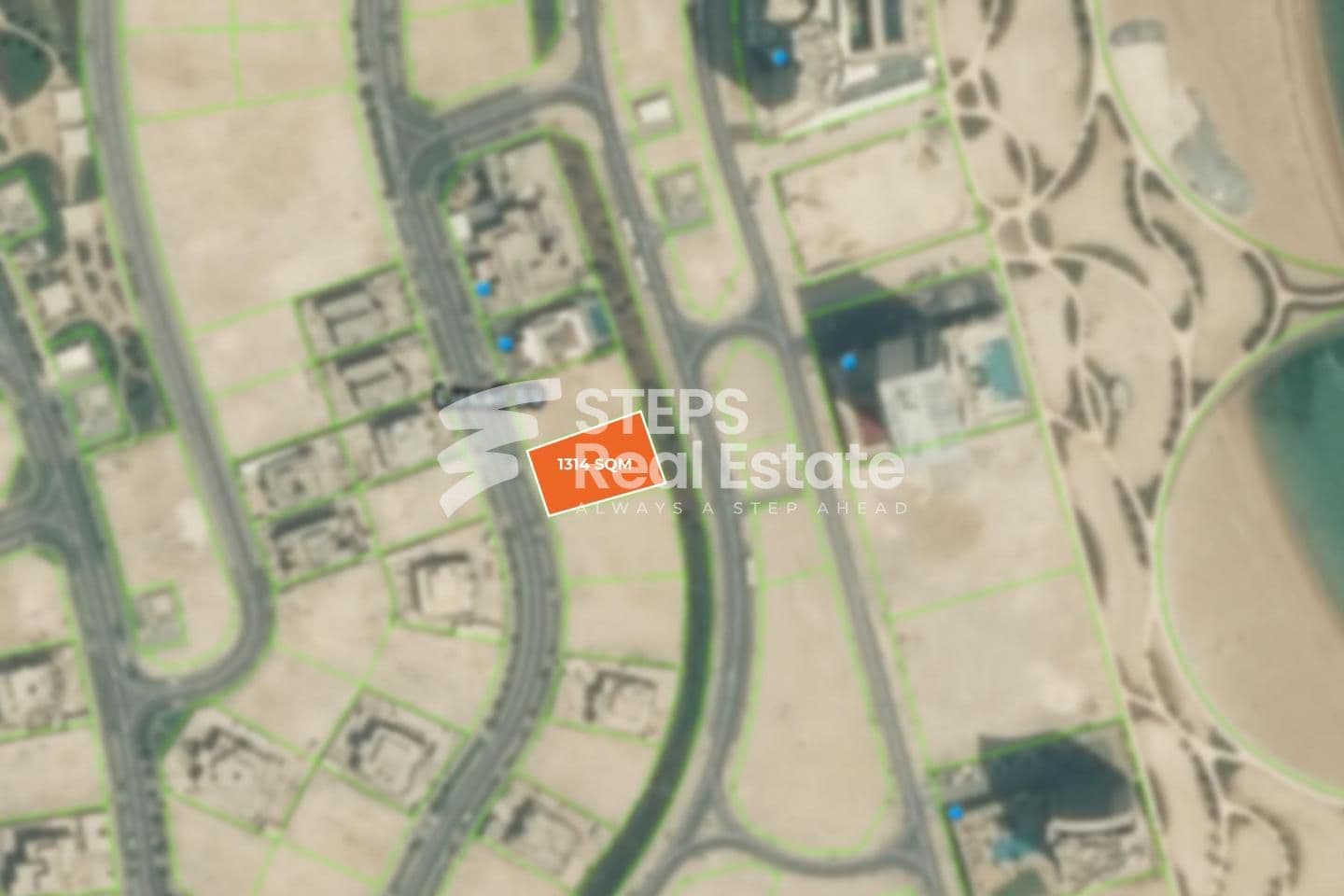 أرض سكنية للبيع في لوسيل