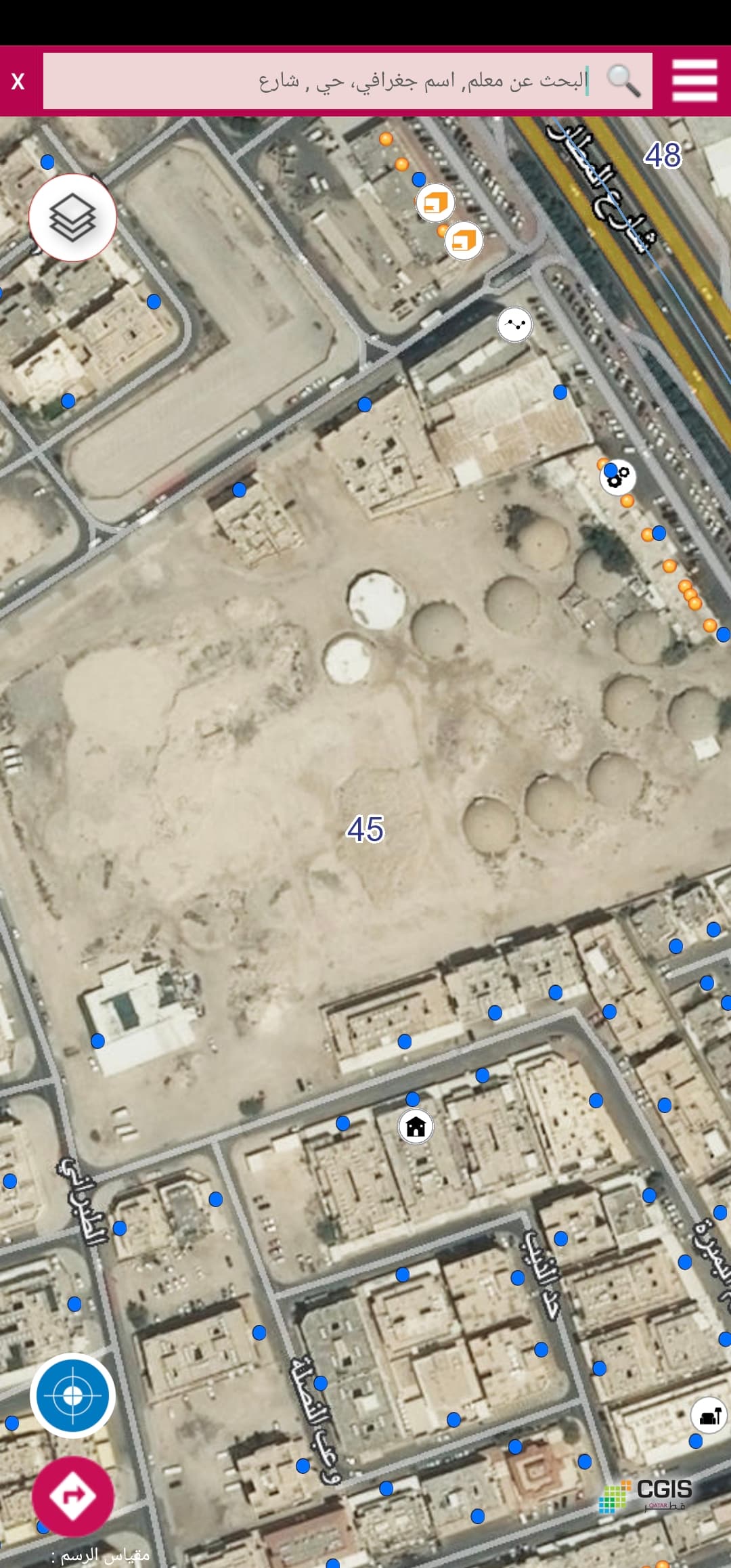 أرض سكنية للبيع في المطار