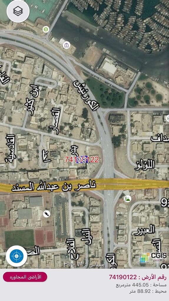 أرض سكنية للبيع في الخور