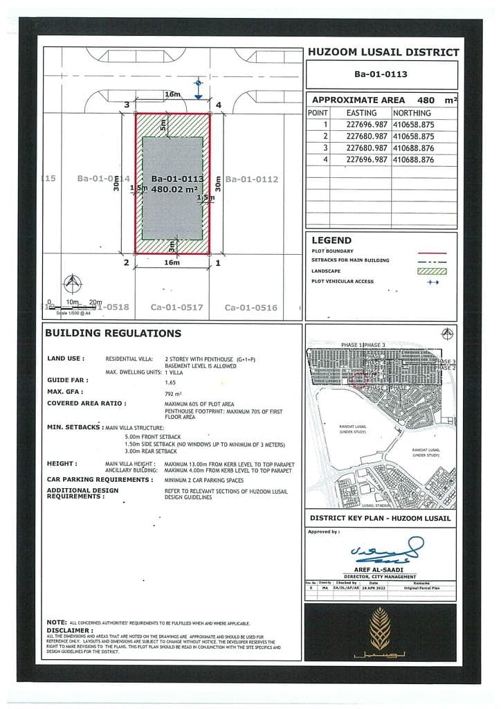 Residential Land for Sale in Lusail