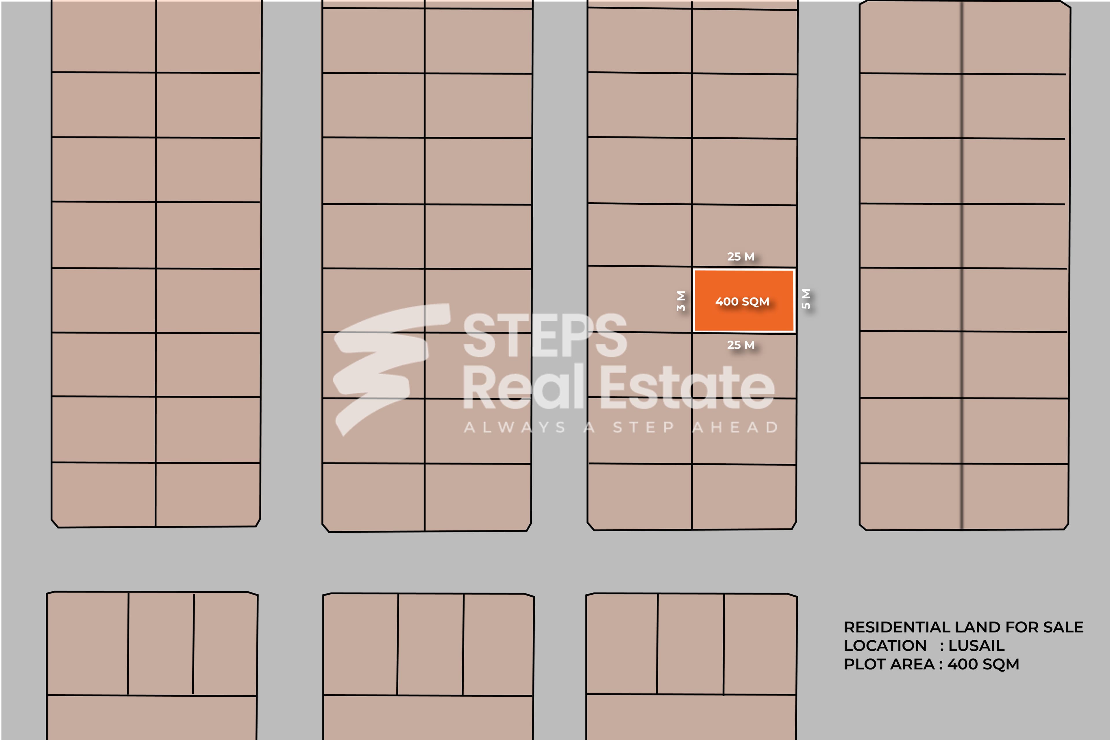 Residential Land for Sale in Huzoom Lusail (Lusail)