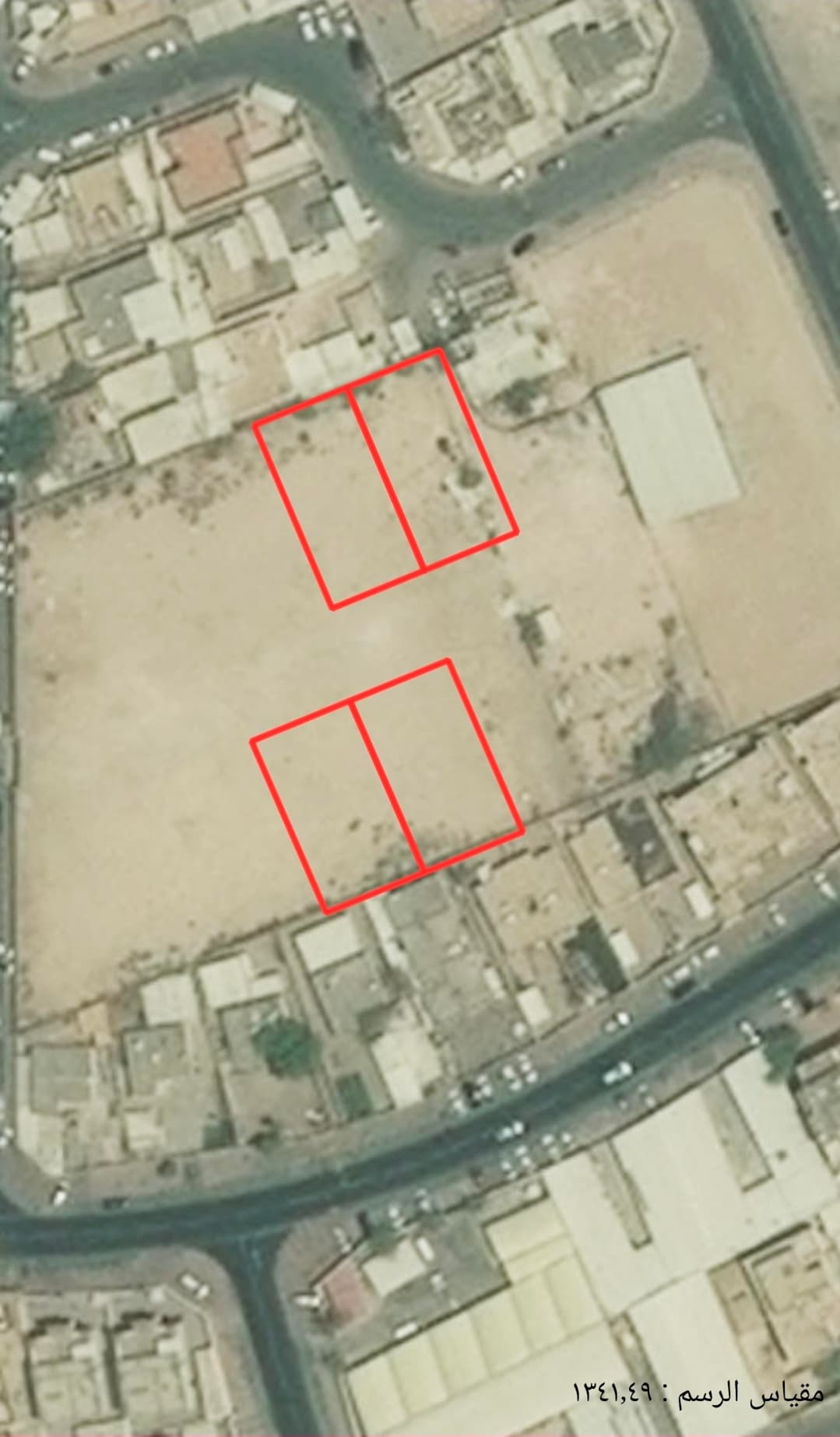 أرض سكنية للبيع في فريج الغانم الجديد