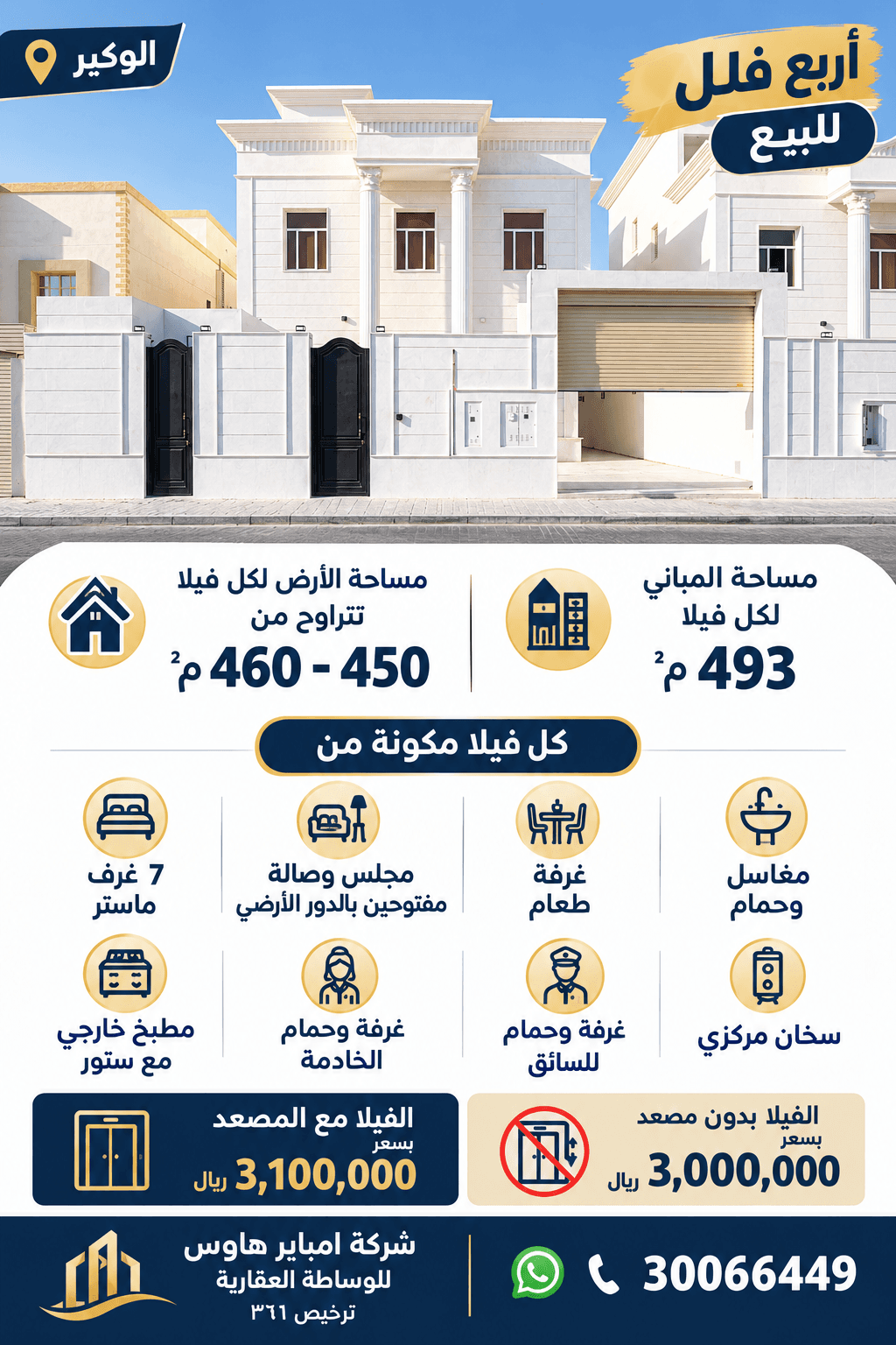 7 Bedroom Residential Villa for Sale