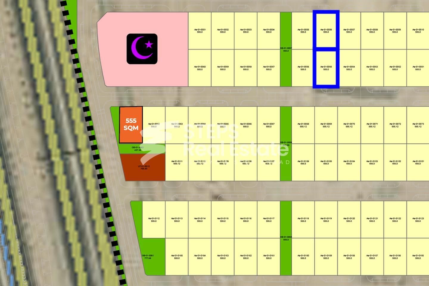 أرض سكنية للبيع في لوسيل