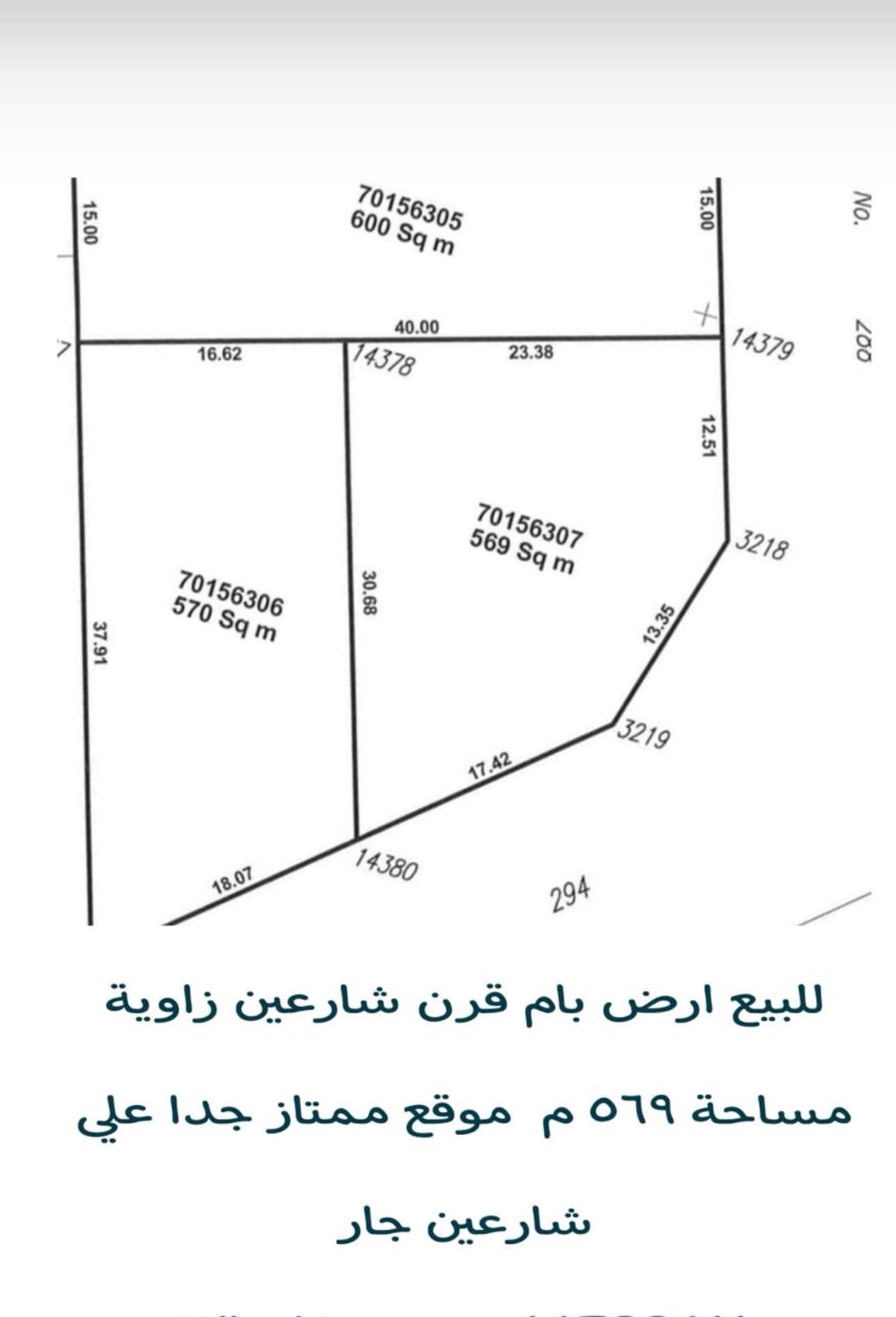 أرض سكنية للبيع في ام قرن 