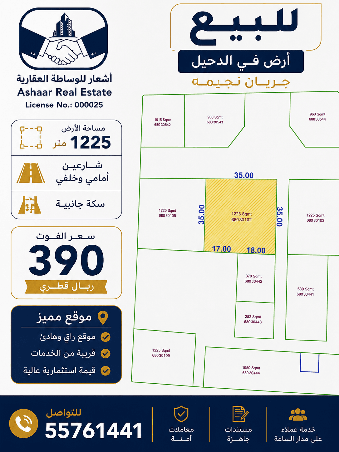 أرض سكنية للبيع