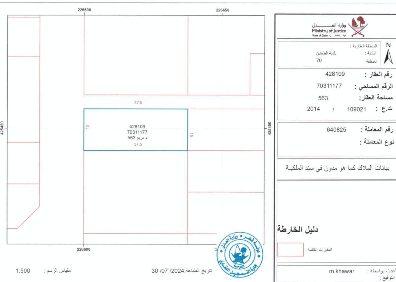 أرض سكنية للبيع في سميسمة 