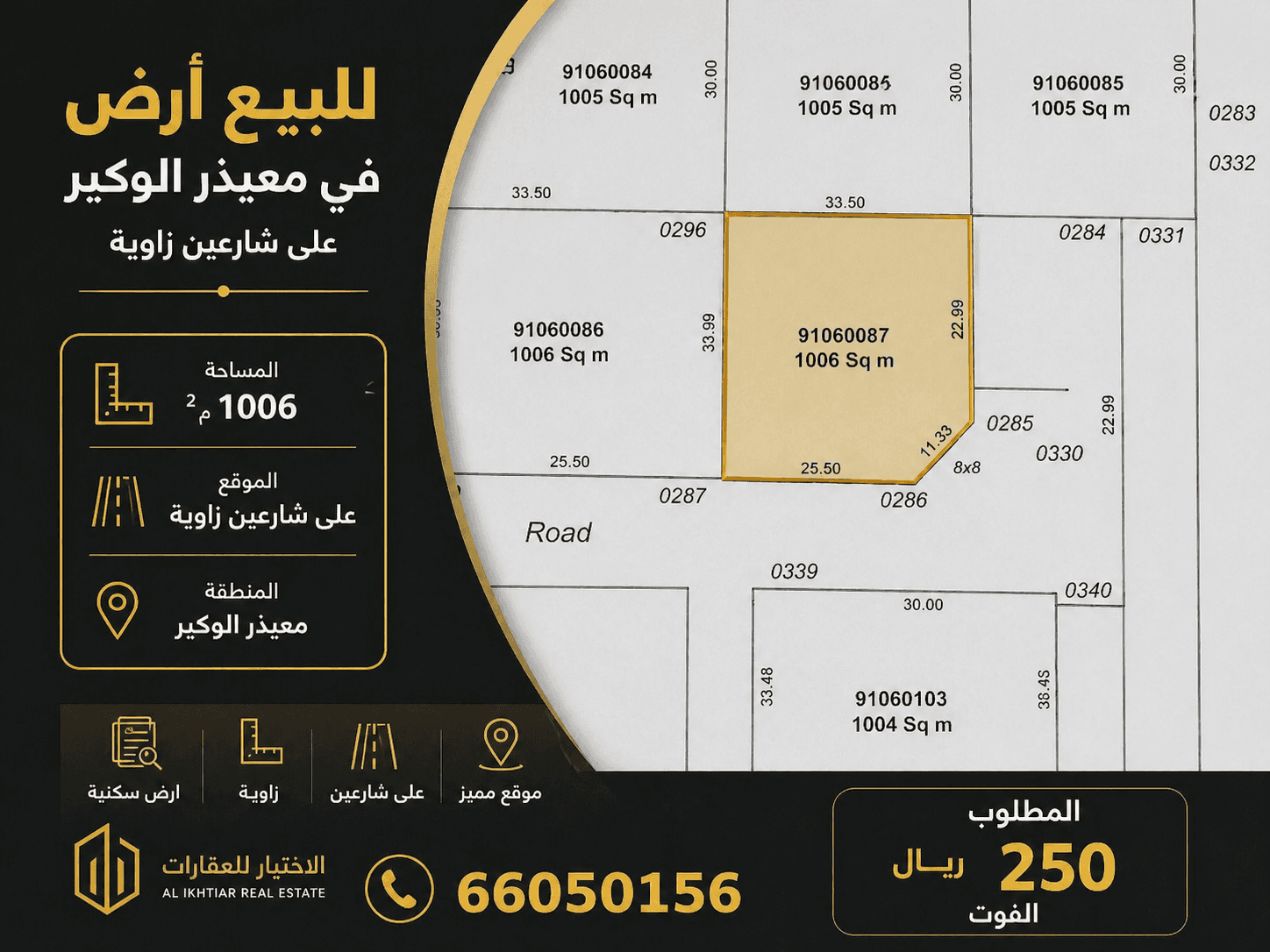 Residential Land for Sale in Muaither Al Wukair