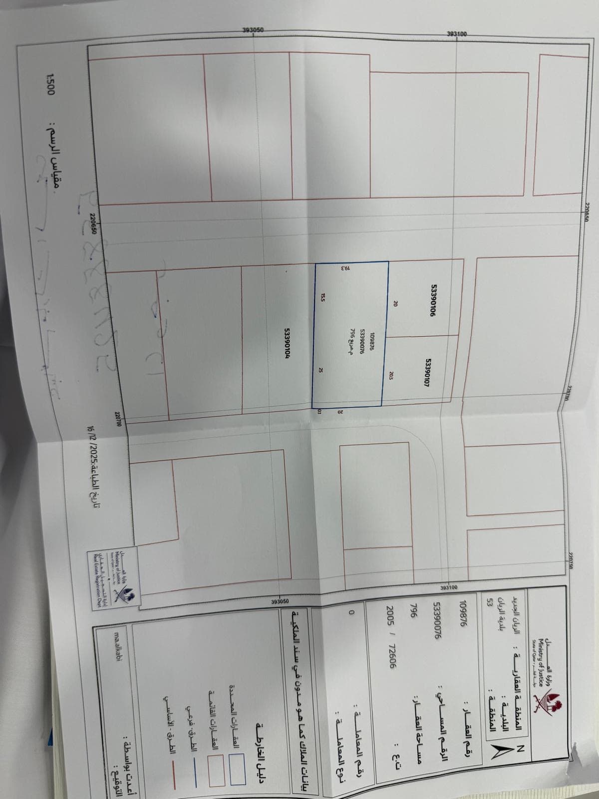 أرض سكنية للبيع في الريان القديم