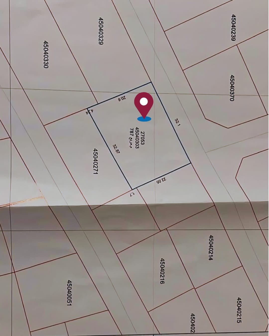 أرض سكنية للبيع في المطار