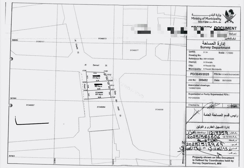 Residential Land for Sale in Al Gharrafa
