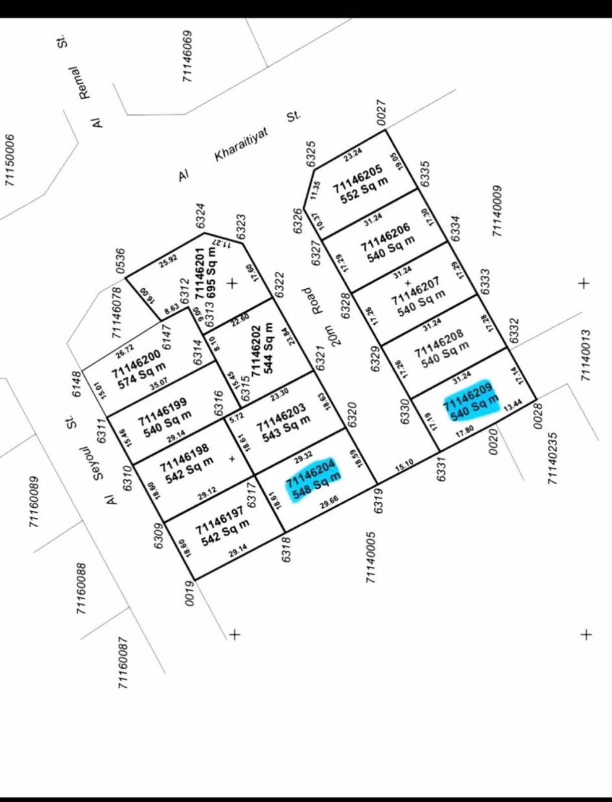 Residential Land for Sale in Al Kharaitiyat