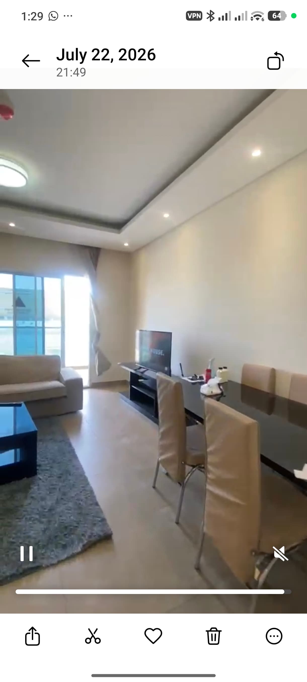 شقة بغرفتي نوم للبيع في مدينة الاركيه (لوسيل)