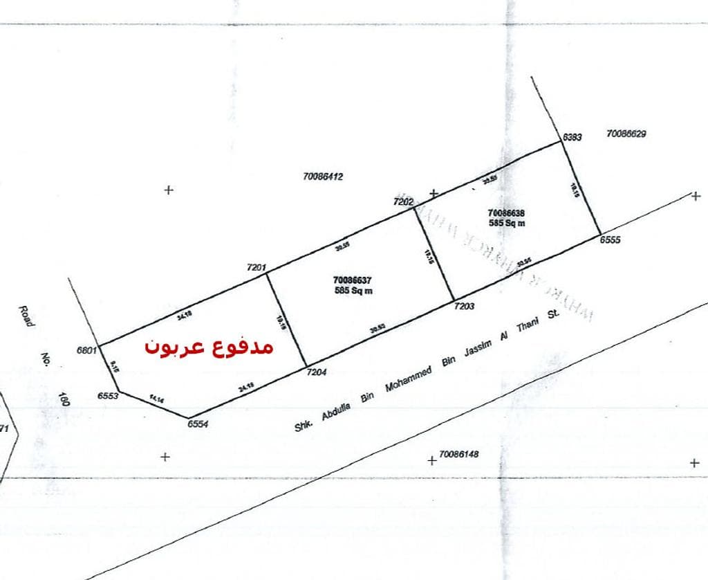 أرض سكنية للبيع في جريان جنيحات 