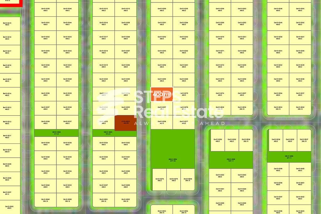 Residential Land for Sale in Huzoom Lusail (Lusail)