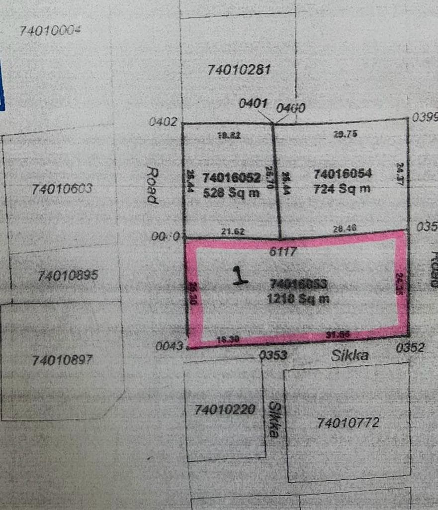 Residential Land for Sale in Simaisma