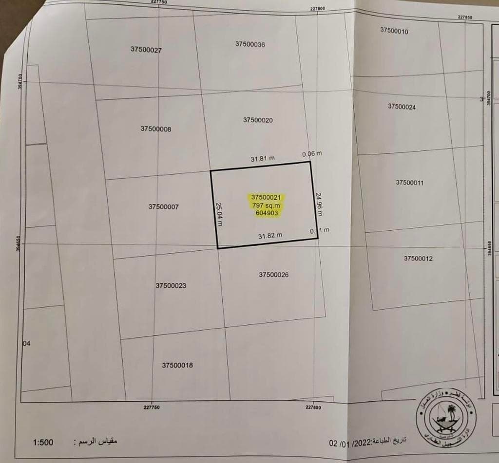 أرض سكنية للبيع في فريج بن عمران
