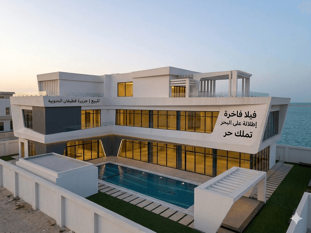 فيلا سكنية 8 غرف نوم للبيع في جزيرة قطيفان (لوسيل)