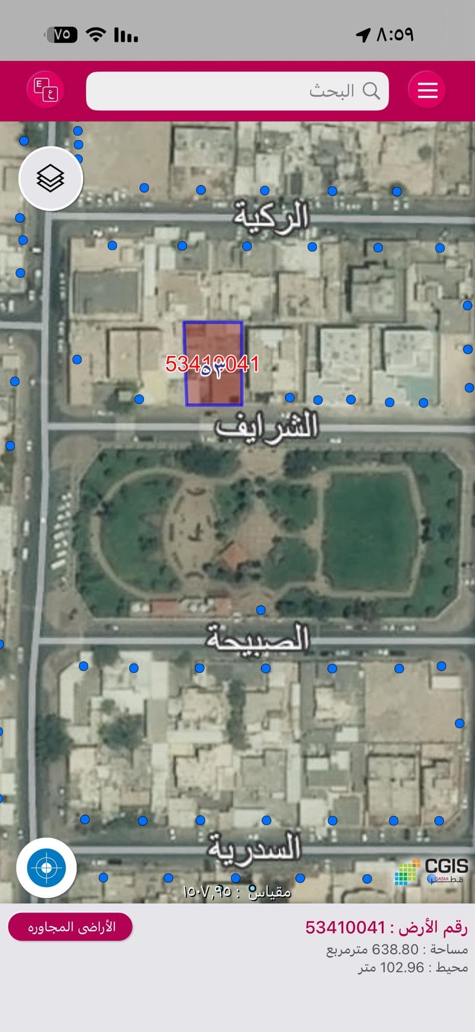 أرض سكنية للبيع في الريان الجديد