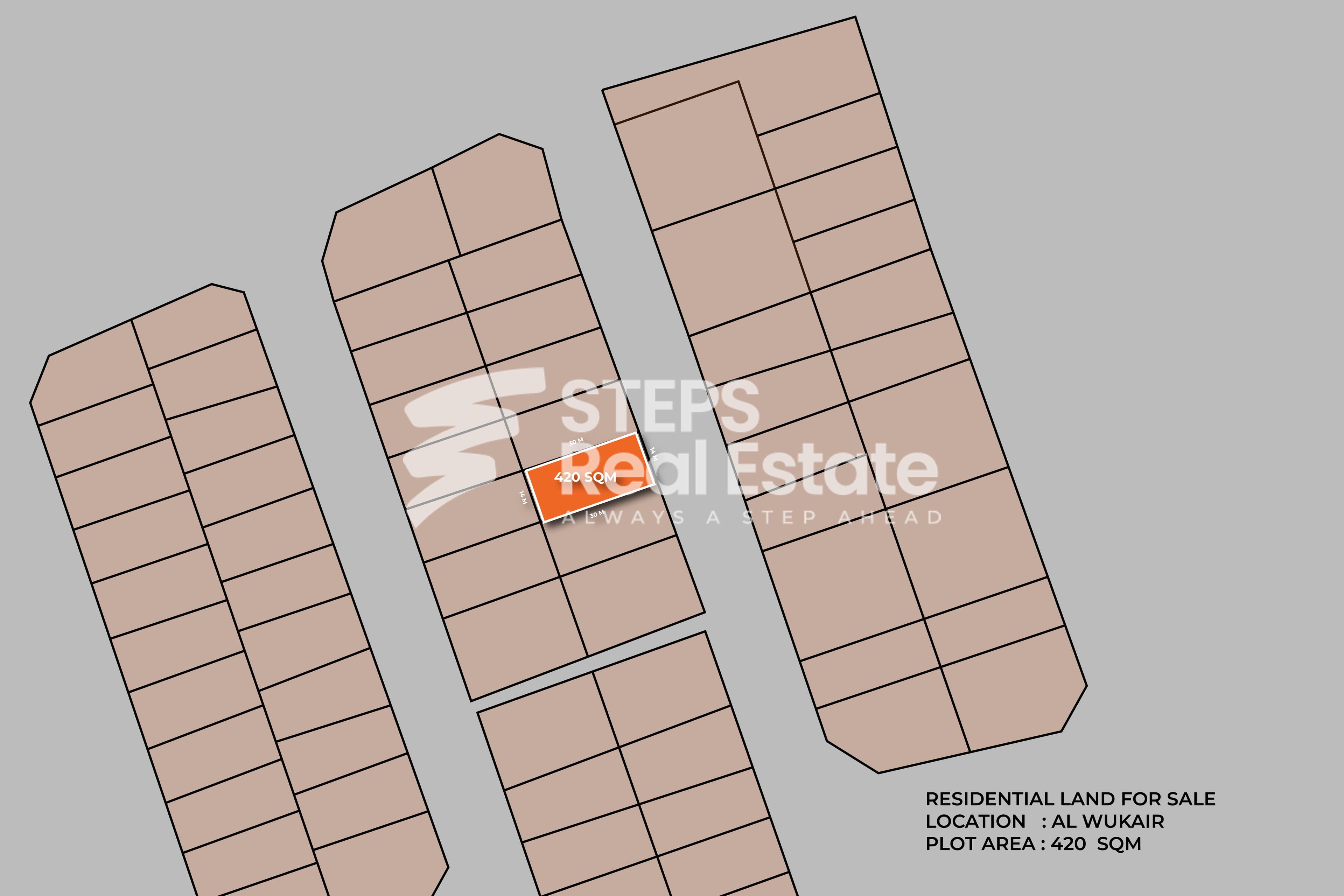 أرض سكنية للبيع في الوكير