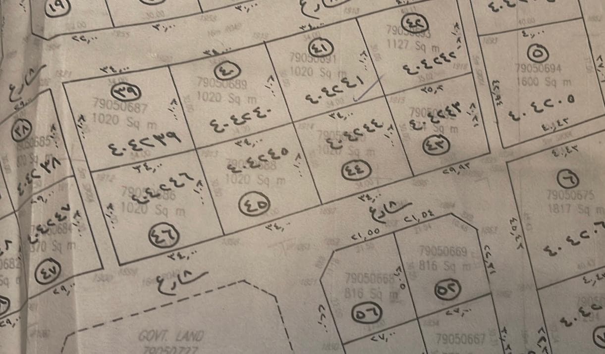 أرض سكنية للبيع في الرويس