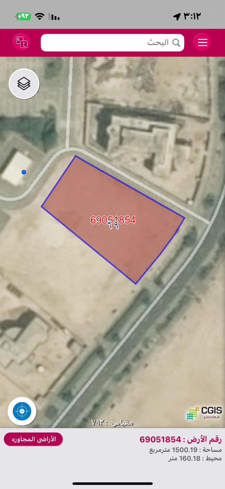 أرض سكنية للبيع في لوسيل
