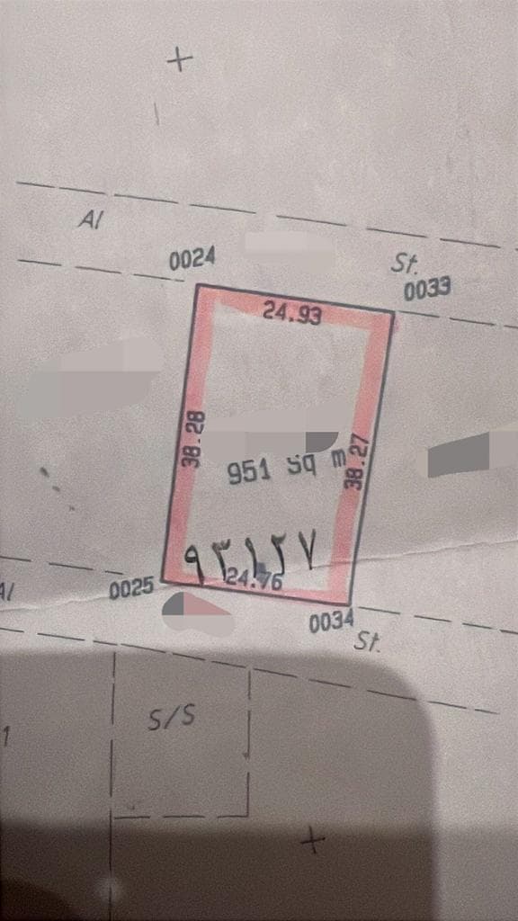 أرض سكنية للبيع في فريج بن عمران