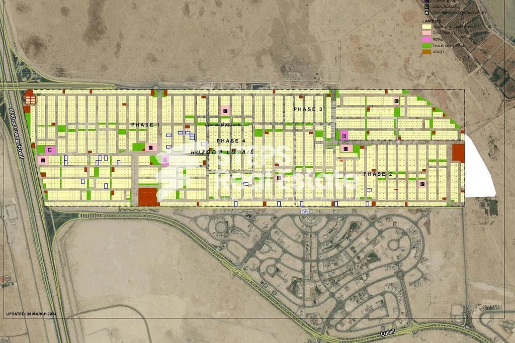 Residential Land for Sale in Huzoom Lusail (Lusail)