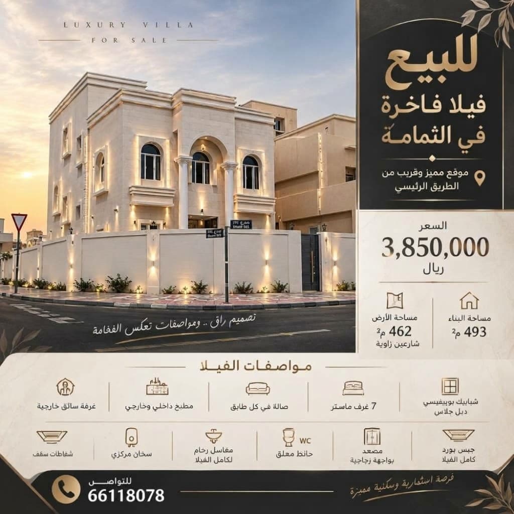 7 Bedroom Residential Villa for Sale