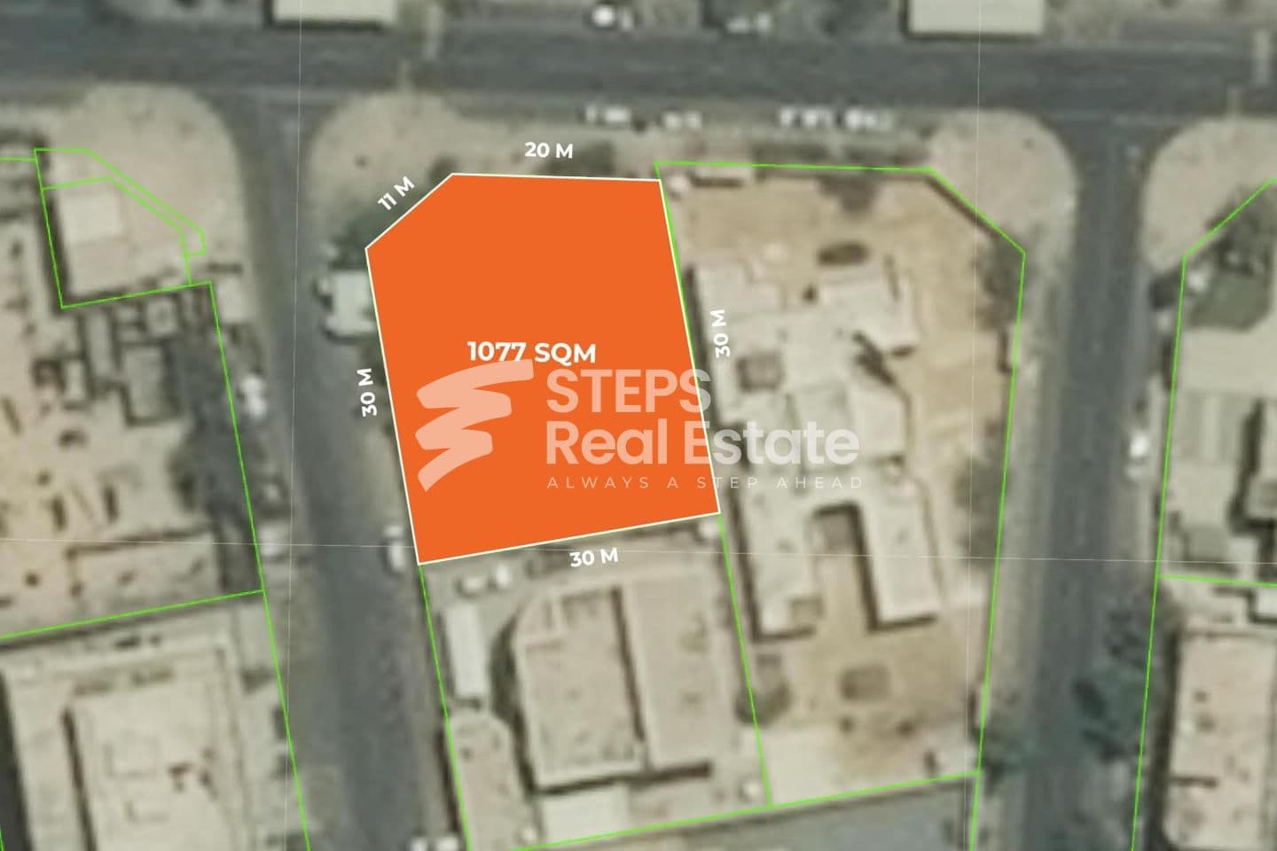 أرض سكنية للبيع في الوكرة