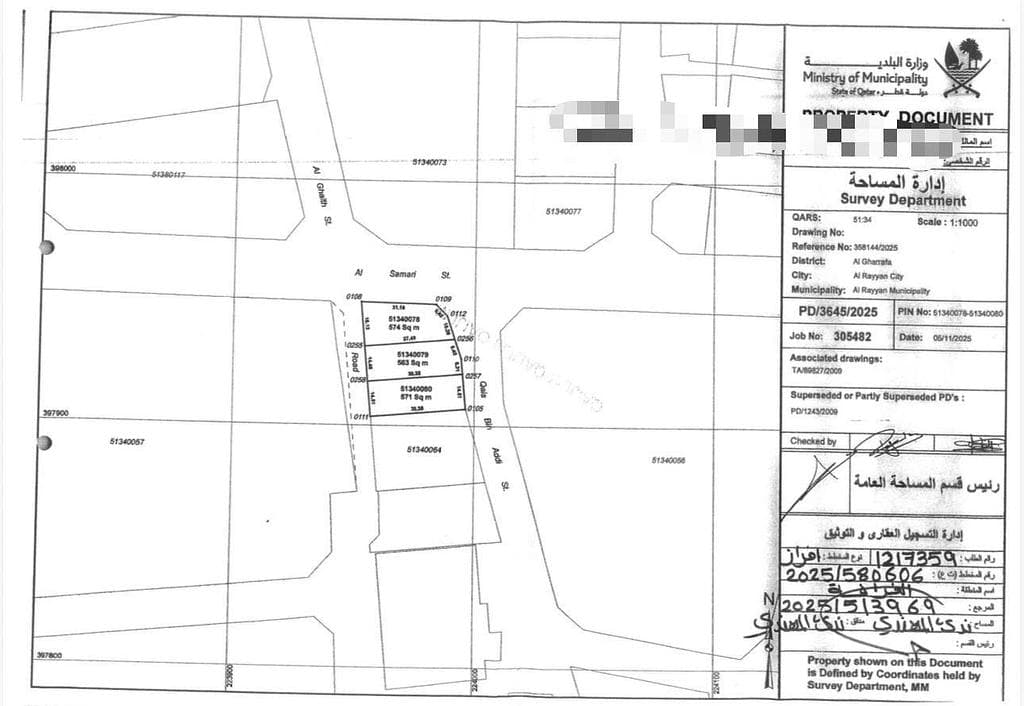Residential Land for Sale in Al Gharrafa