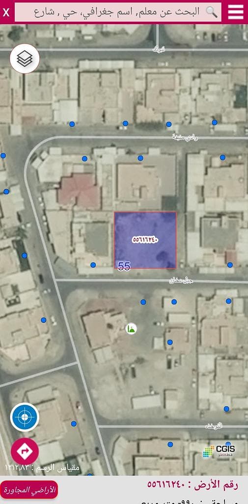 أرض سكنية للبيع في أبو سدرة 