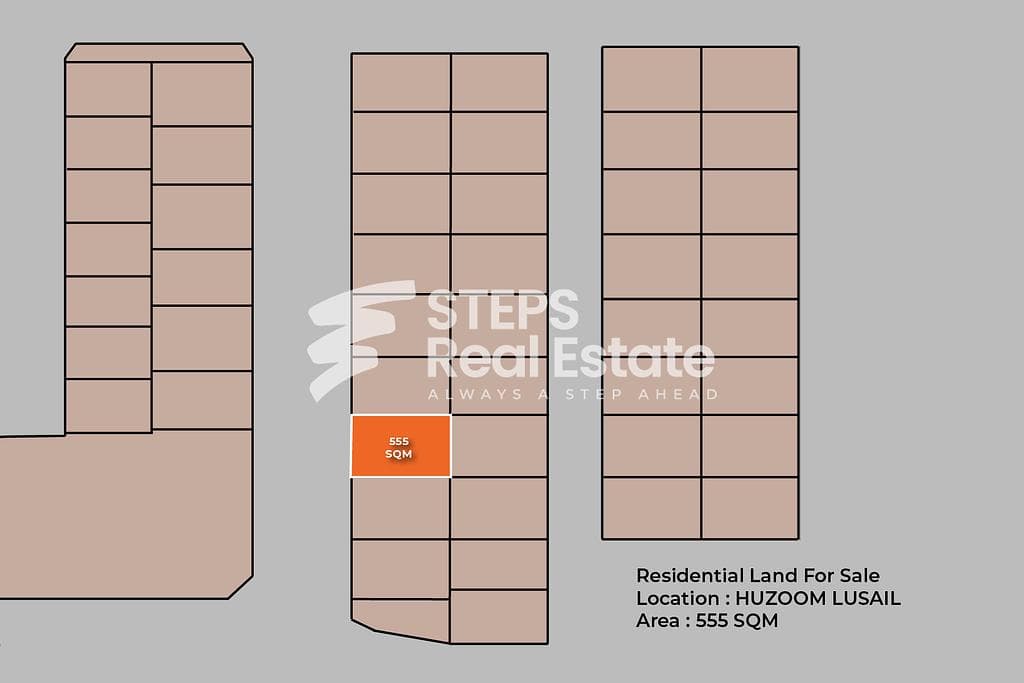 Residential Land for Sale in Huzoom Lusail (Lusail)