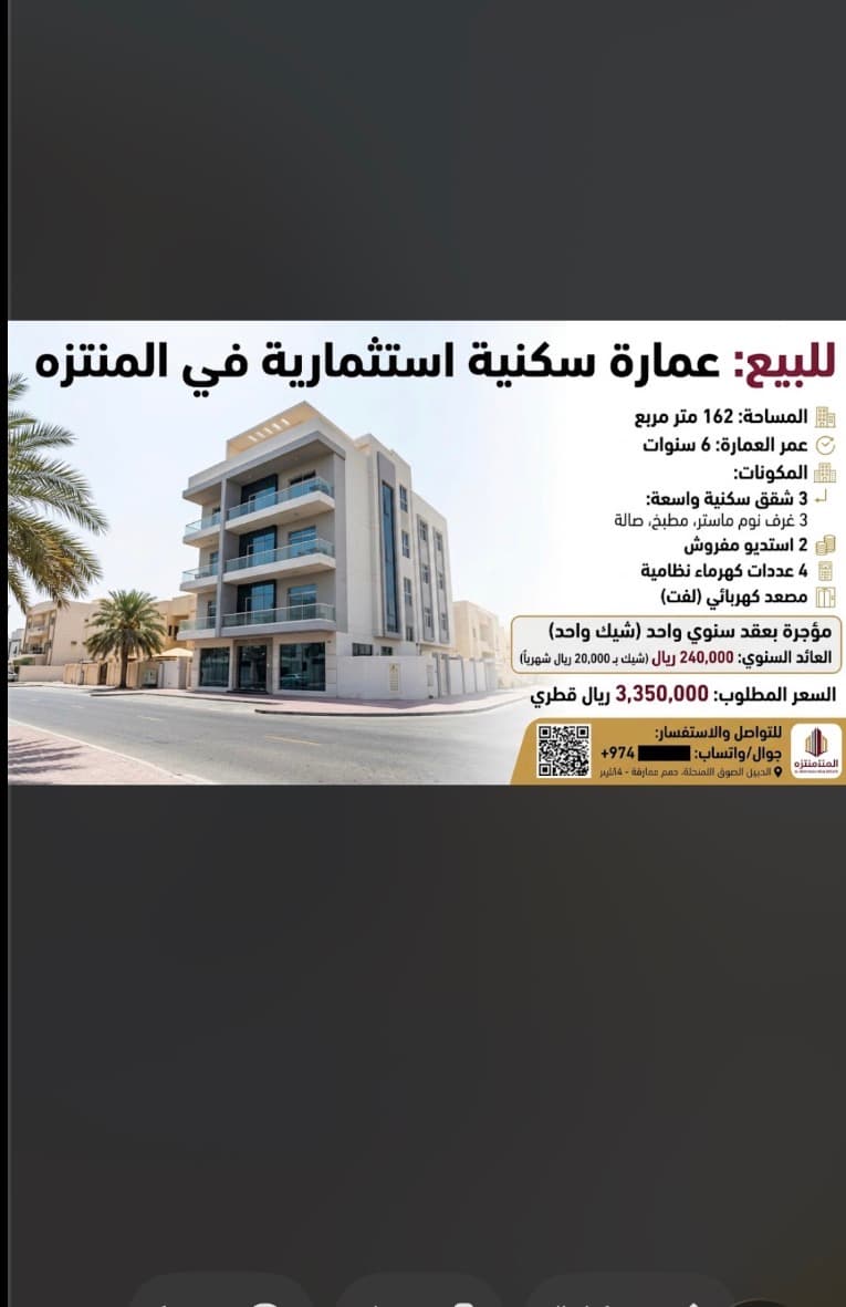 مبنى سكني للبيع
