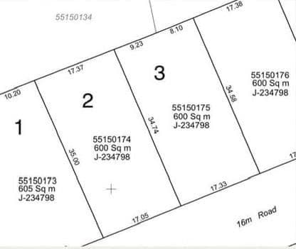 أرض سكنية للبيع في فريج الغانم الجديد