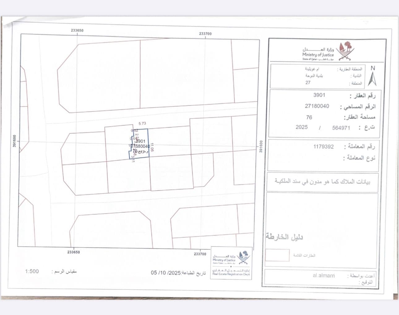 أرض سكنية للبيع في ام غويلينة