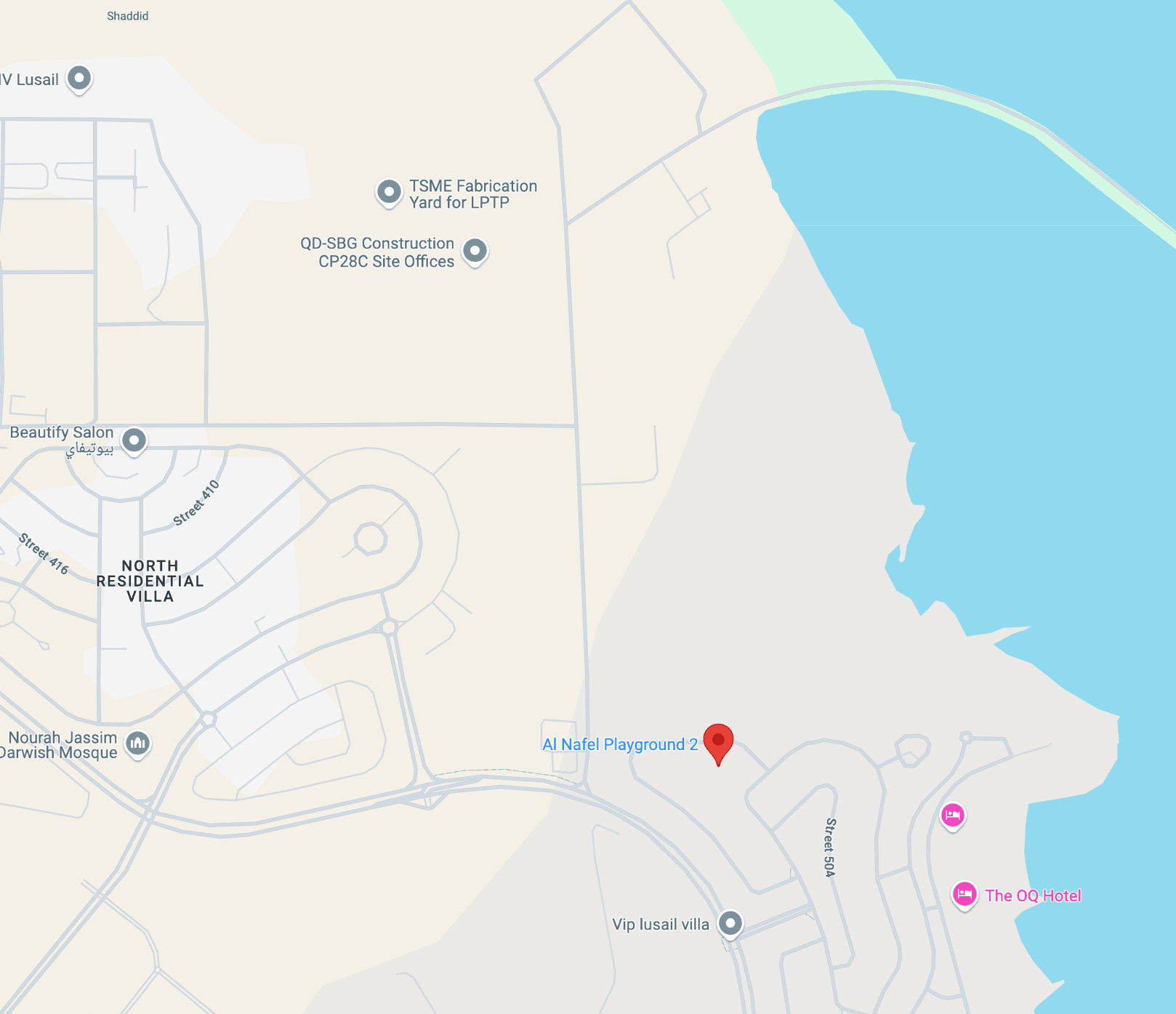 أرض سكنية للبيع في وادي لوسيل