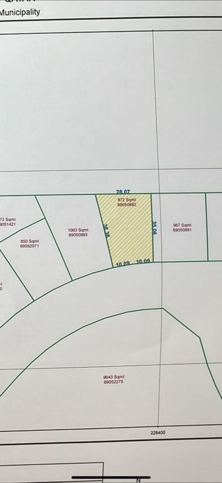 أرض سكنية للبيع في وادي لوسيل